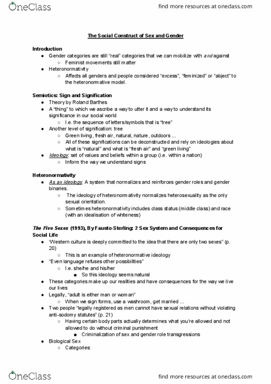 WOMENST 1A03 Lecture Notes - Lecture 2: Herma, Zp3, Egg Cell thumbnail