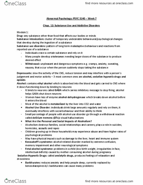 PSYC 3140 Lecture Notes - Lecture 7: Erectile Dysfunction, Transvestic Fetishism, Ejaculation thumbnail