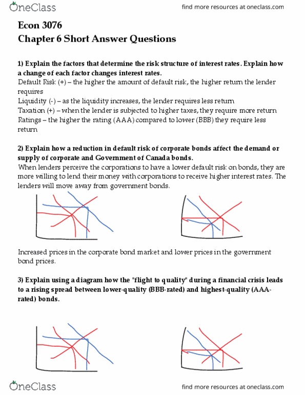 ECON-3076EL Lecture Notes - Lecture 3: Liquidity Premium, High-Yield Debt, Yield Curve thumbnail