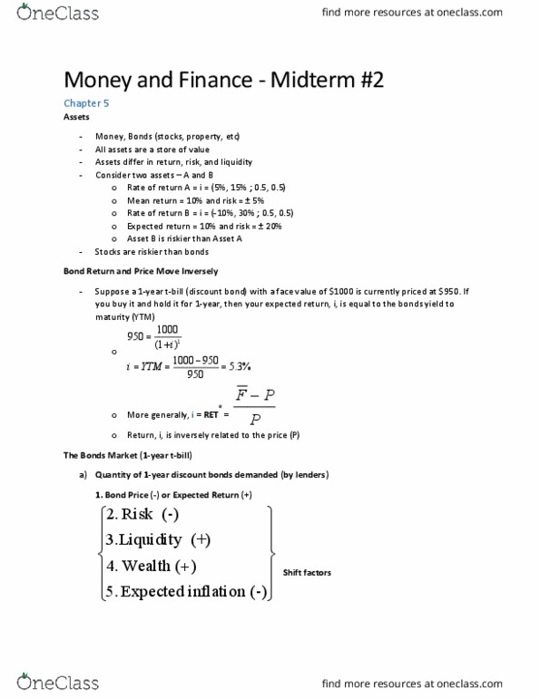 ECON-3076EL Lecture Notes - Lecture 5: Fiscal Policy, Aggregate Demand, Financial Economics thumbnail