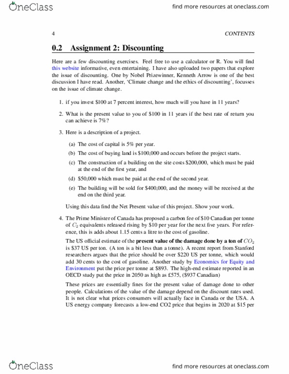 ECON-3056EL Lecture Notes - Lecture 15: Hyperbolic Discounting, Kenneth Arrow, Holt Tractor thumbnail