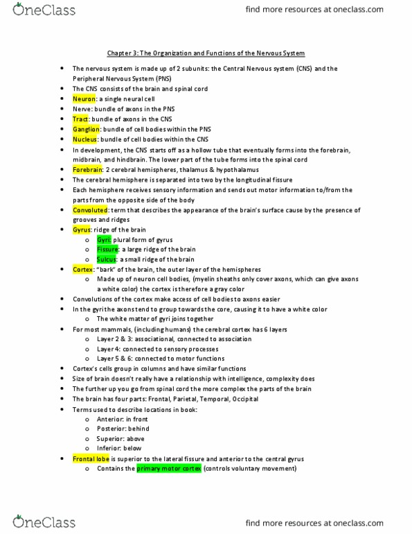 PSY 250 Chapter Notes - Chapter 3: Intellectual Disability, Traumatic Brain Injury, Grey Matter thumbnail