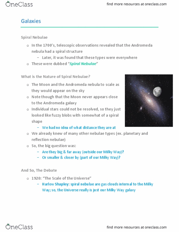 Astronomy 1021 Lecture Notes - Lecture 33: Large Magellanic Cloud, Galaxy Formation And Evolution, Triangulum Galaxy thumbnail