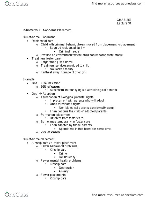 HD FS 258 Lecture Notes - Lecture 34: Posttraumatic Stress Disorder thumbnail