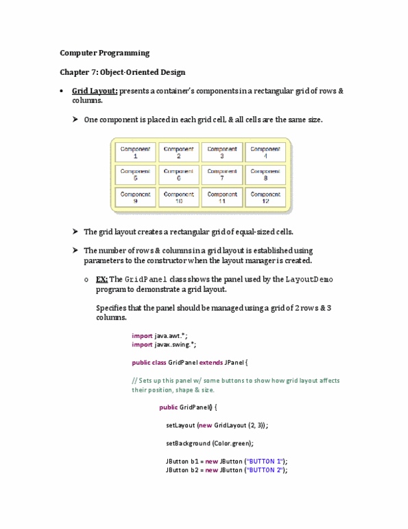 CS 121 Lecture Notes - Lecture 59: Layout Manager thumbnail