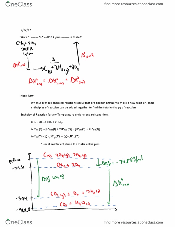 University College - Chemistry Chem 112A Lecture 18: Hess' Law thumbnail