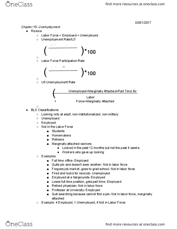 ECON 2020 Lecture Notes - Lecture 14: Business Cycle thumbnail