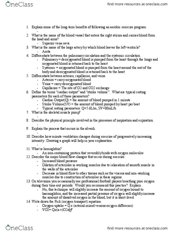 BPK 143 Chapter Notes - Chapter 5: Myoglobin, Performance-Enhancing Substance, Erythropoietin thumbnail