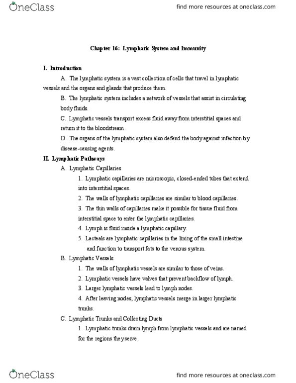 BIOL 2414 Chapter Notes - Chapter 16: Microorganism, Immunoglobulin A, Cytotoxic T Cell thumbnail