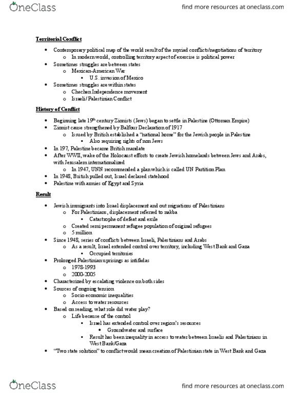 GEO 142 Lecture Notes - Lecture 9: Carbon Sink, Canadian Arctic Archipelago, United Nations Convention On The Law Of The Sea thumbnail