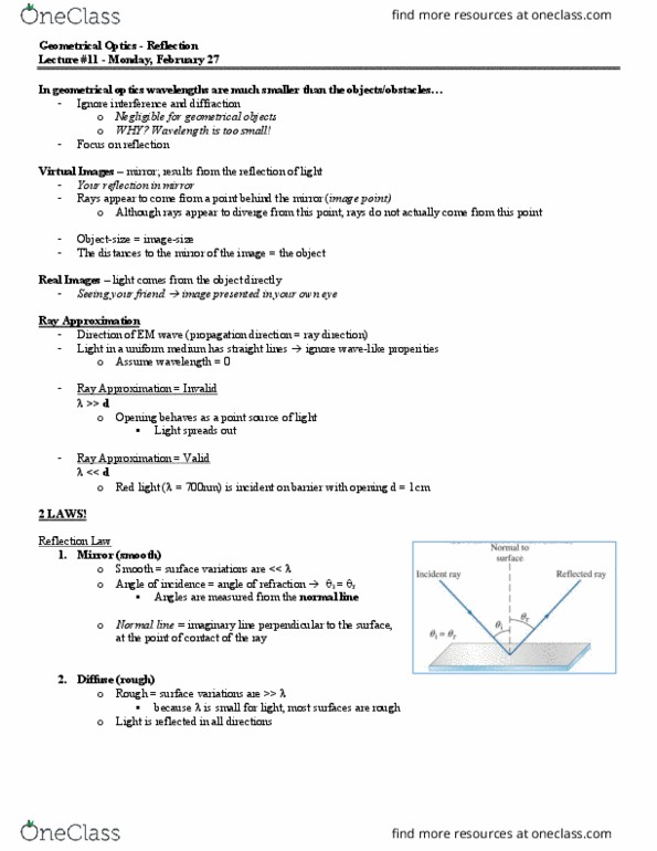 PHY 102 Lecture Notes - Lecture 11: Cool Air, Air1, Total Internal Reflection thumbnail
