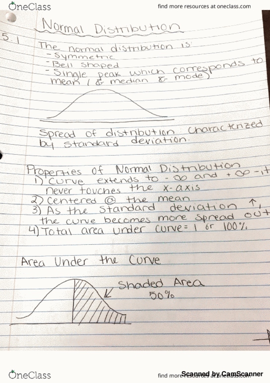 MTH 110 Lecture Notes - Lecture 5: Standard Deviation thumbnail