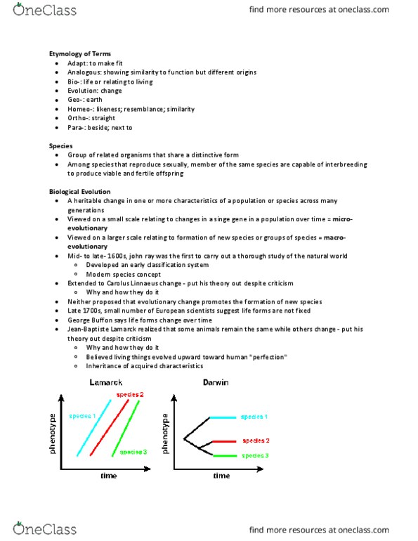 BIOL 1F90 Lecture 15: Chapter 21 - Intro to Evolution thumbnail