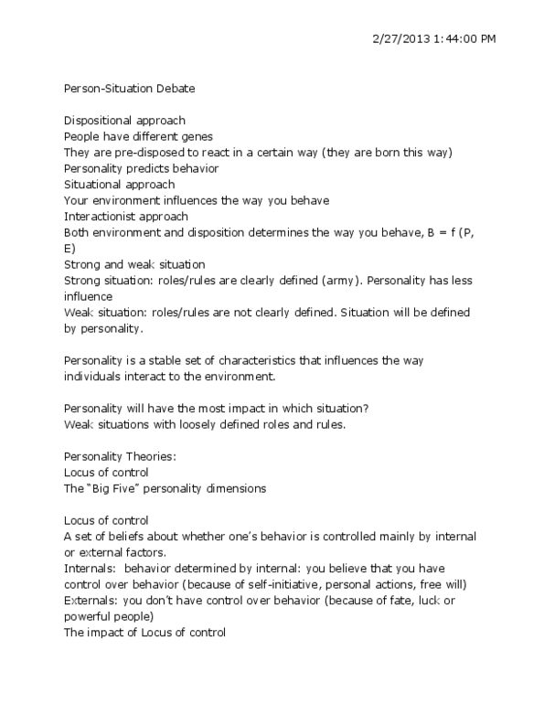 MGCR 222 Chapter Notes -Social Cognitive Theory, Conscientiousness, Reinforcement thumbnail