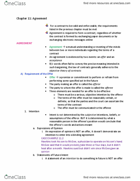 LAW 1101 Chapter Notes - Chapter 11: Uniform Electronic Transactions Act, Toyota Electronic Modulated Suspension thumbnail