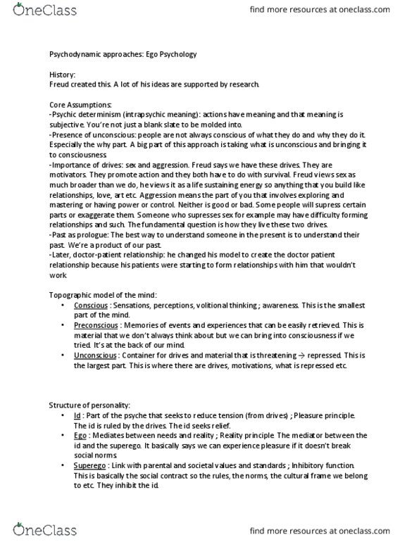 CRM 3303 Lecture 6: Psychodynamic approaches thumbnail