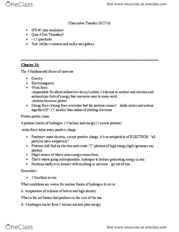 AST 10G Lecture Notes - Lecture 6: Weka, Stellar Evolution, Antiparticle thumbnail