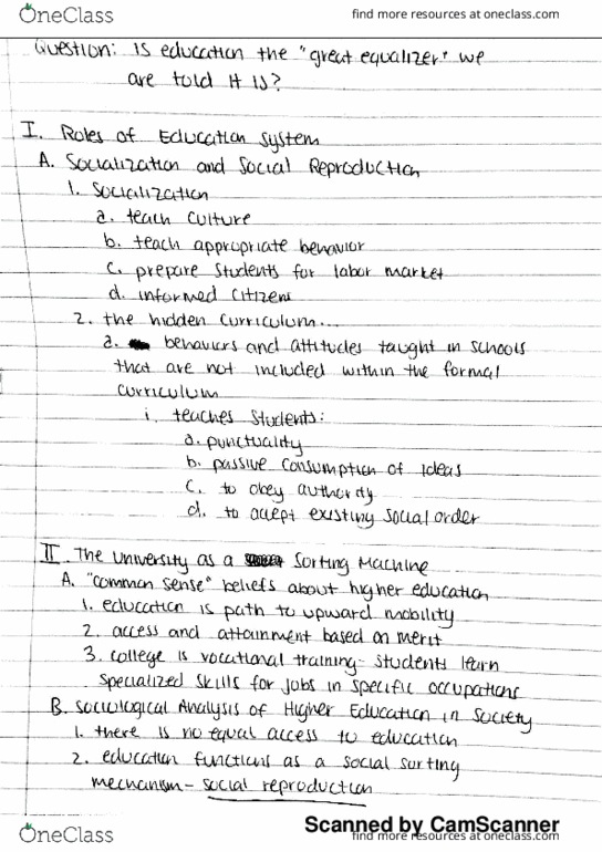 SOC 106 Lecture Notes - Lecture 10: Nummelan Palloseura, Nerd thumbnail