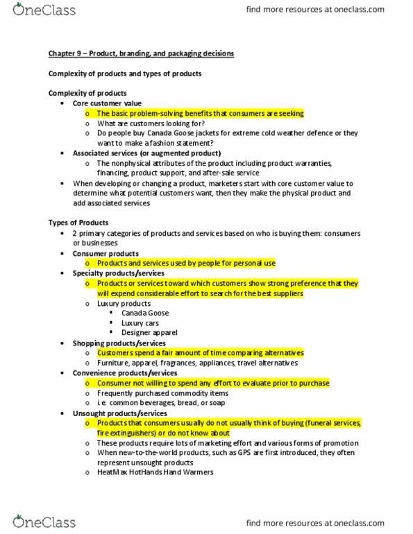 MGM102H5 Chapter Notes - Chapter 9: Theo Parrish, Speed Stick, Fabric Softener thumbnail