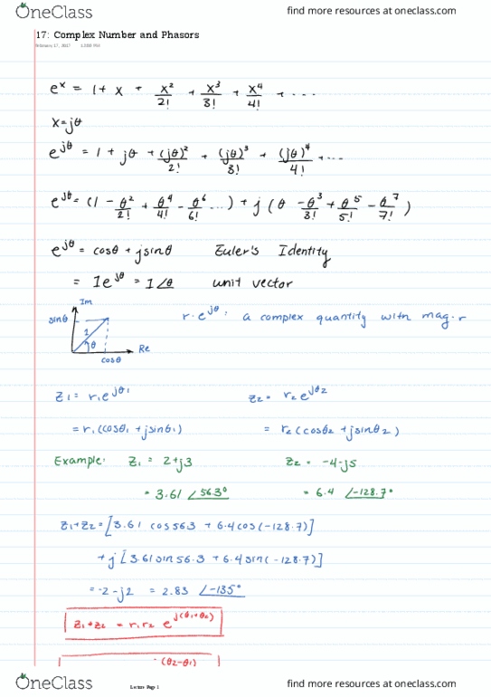 ECE209 Lecture Notes - Lecture 17: Phasor, Angular Frequency, Unit Vector thumbnail