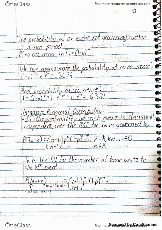 ENGRCEE 11 Lecture Notes - Lecture 10: Poisson Distribution thumbnail