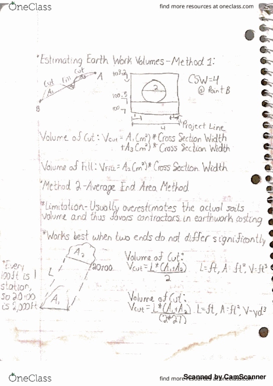 ENGRCEE 81B Lecture 2: Estimating Earth Work Volumes thumbnail