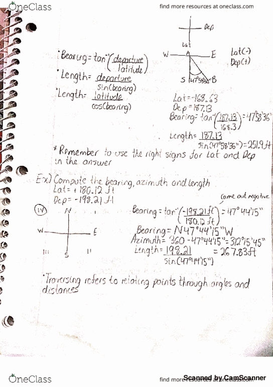 ENGRCEE 81B Lecture Notes - Lecture 4: Azimuth thumbnail