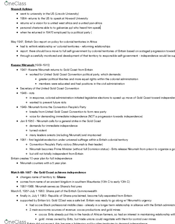 HISTORY 247 Lecture 13: 2/22 - British Colonies thumbnail