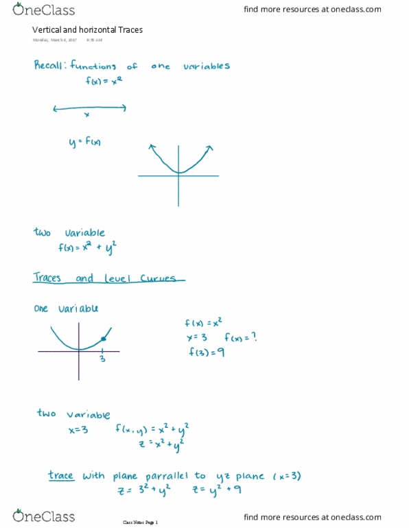 MATH 2163 Lecture Notes - Lecture 18: Hyperbola, Contour Line, Citral thumbnail
