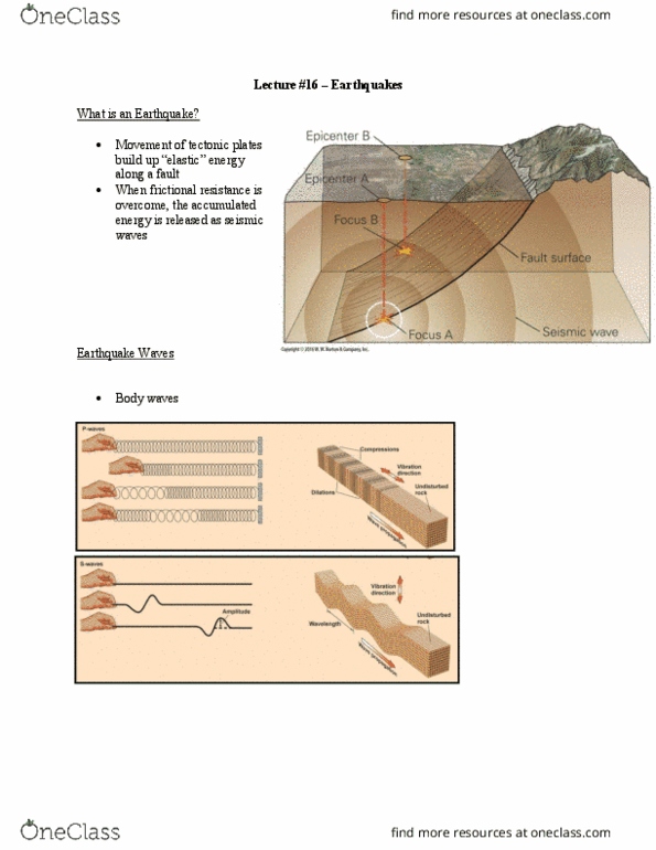 ERS120H5 Lecture Notes - Lecture 16: Seismic Wave, Wave Height, Early Warning System thumbnail