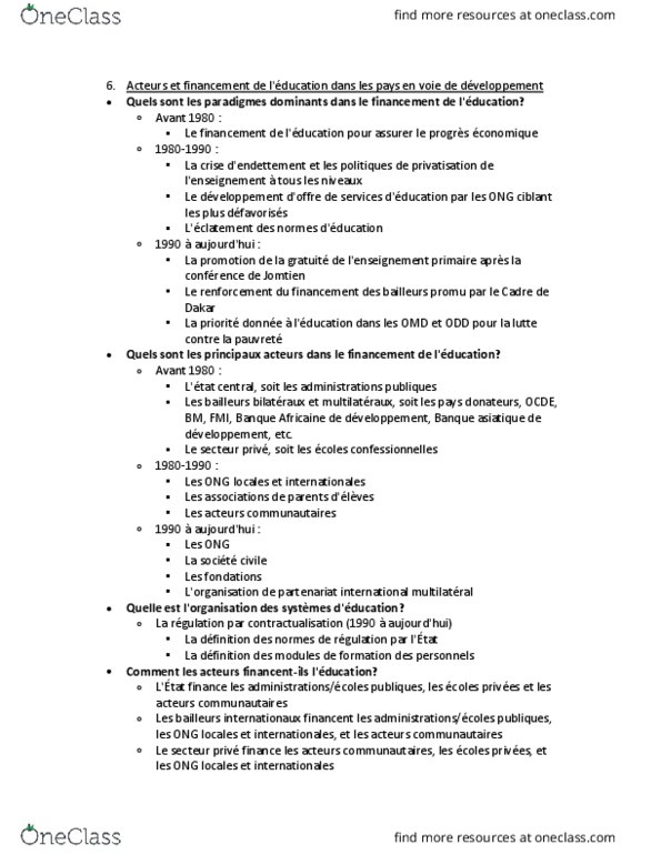 DVM 2510 Lecture Notes - Lecture 11: Organisation For Economic Co-Operation And Development thumbnail