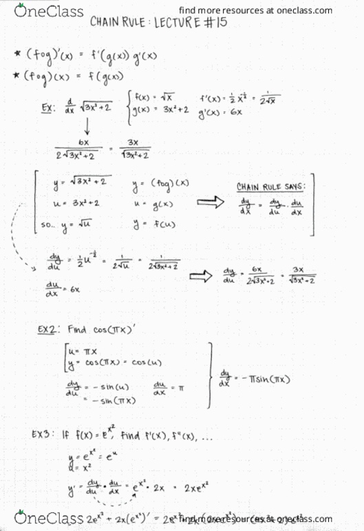 MATH 1A Lecture Notes - Lecture 15: Hit106.9 Newcastle thumbnail