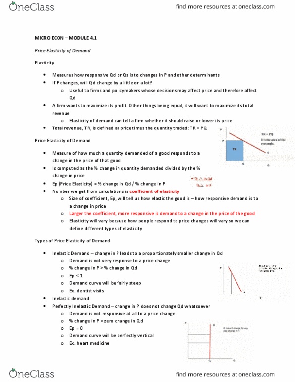 ECON 1B03 Chapter Notes - Chapter 4: Demand Curve, Hyperbola thumbnail