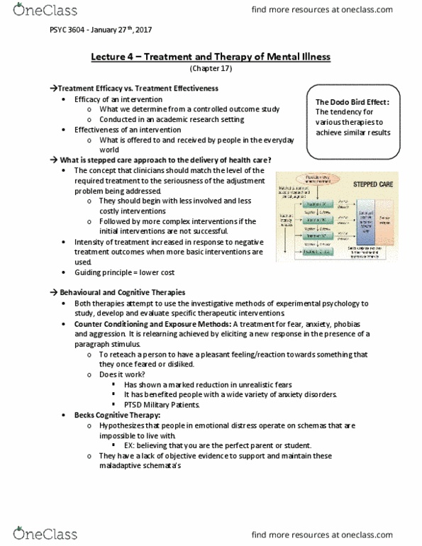 PSYC 3604 Lecture 4: Treatment and Therapy thumbnail