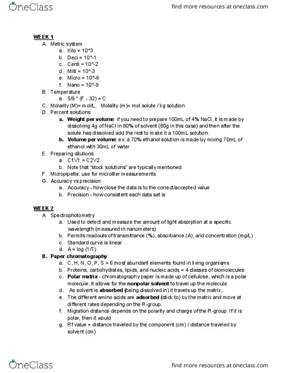 Biol 1107 Quiz Bio Lab Practical 1 Study Guide Oneclass