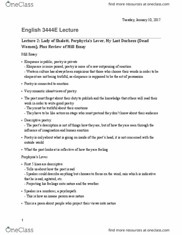 English 3444E Lecture 2: Lecture 2 thumbnail
