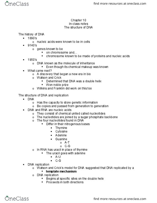 BSC 108 Lecture 17: Chapter 10 In-Class Notes thumbnail