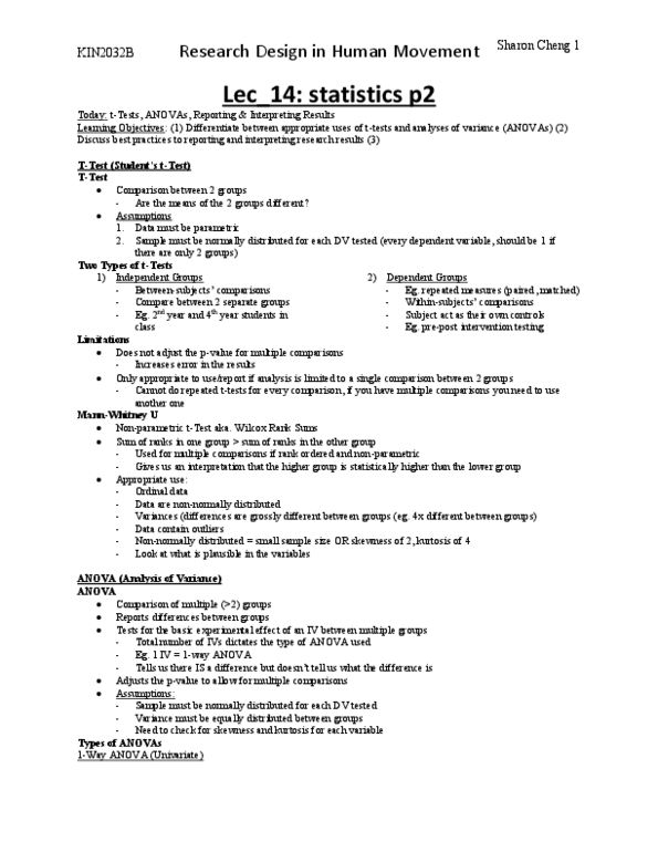 Kinesiology 2032A/B Lecture 14: Lec14_Statistics P2 thumbnail