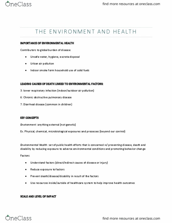 HSCI 160 Lecture 8: The Environment and Health thumbnail