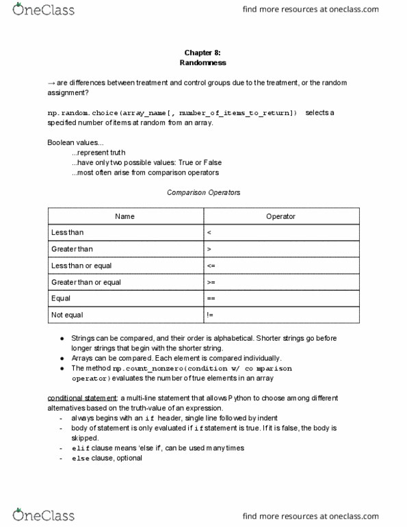 COMPSCI C8 Chapter 8: Computational & Inferential Thinking: Randomness thumbnail