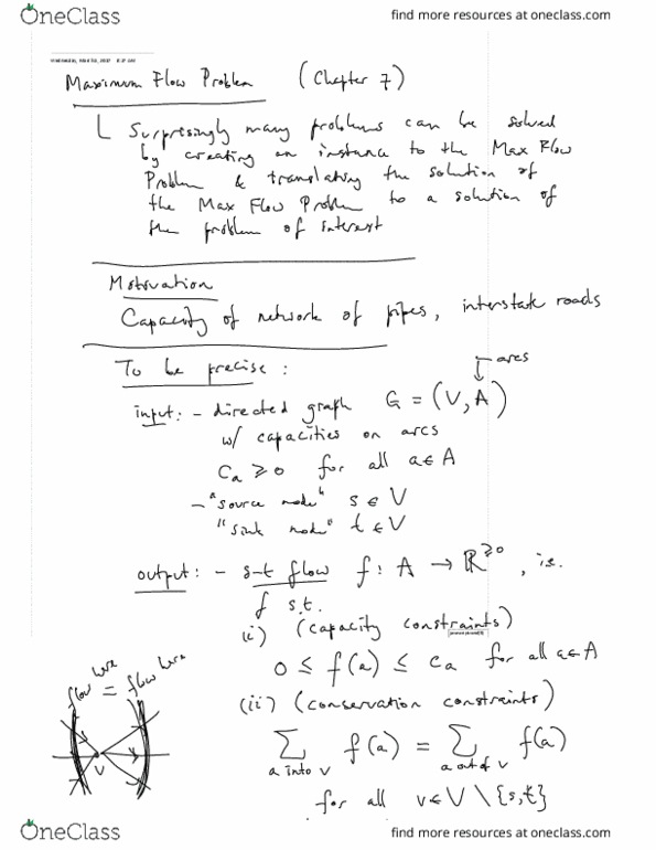 CS 4820 Lecture 15: 0301 Max Flow 1 thumbnail