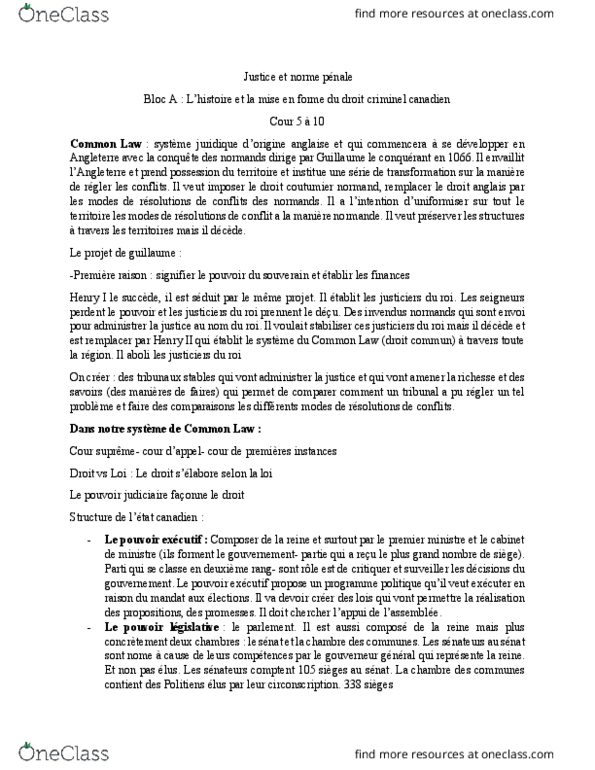 CRM 2700 Lecture Notes - Lecture 5: Le Droit, Le Monde, Bayon thumbnail