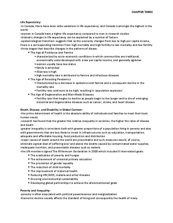 HLTHAGE 1AA3 Chapter Notes - Chapter 3: Small For Gestational Age, Infant Mortality, Maternal Death thumbnail