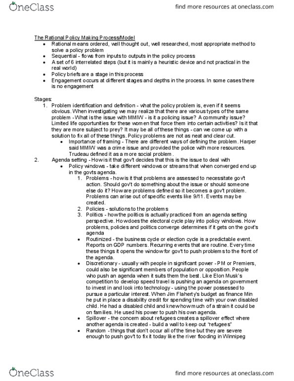 POLSCI 3FG3 Lecture 6: The Rational Policy Making Process thumbnail