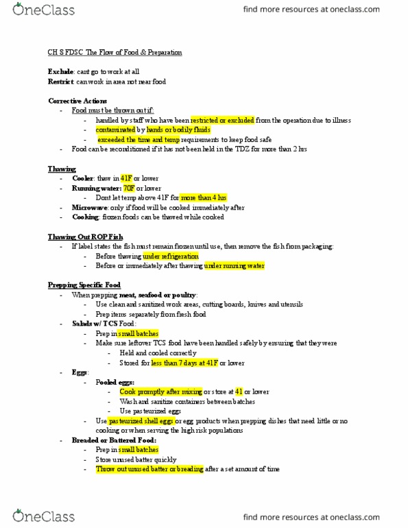 FDSC 270 Lecture 8: CH 8 FDSC Food Preparation thumbnail