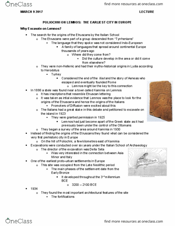 Classical Studies 2904A/B Lecture 14: Classical Studies Lecture Notes March 9 2017 thumbnail