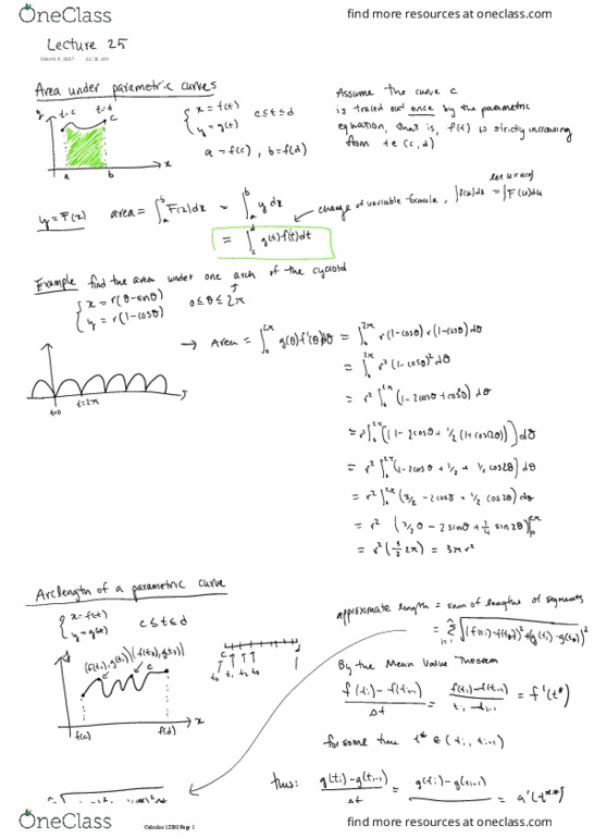 MATH 1ZB3 Lecture 25: 1ZB3 Lecture 25 Notes thumbnail