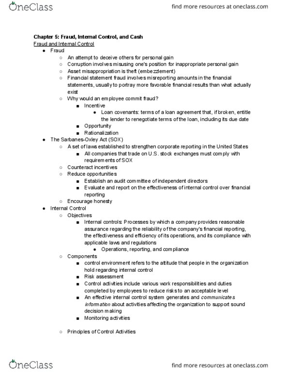 AC 211 Lecture 9: Fraud, Internal Control, and Cash (Part 1) thumbnail