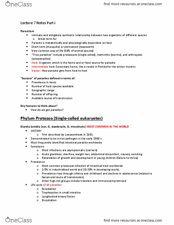 HSS 1100 Lecture Notes - Lecture 9: Lymphadenopathy, Encephalitis, Hospital-Acquired Infection thumbnail