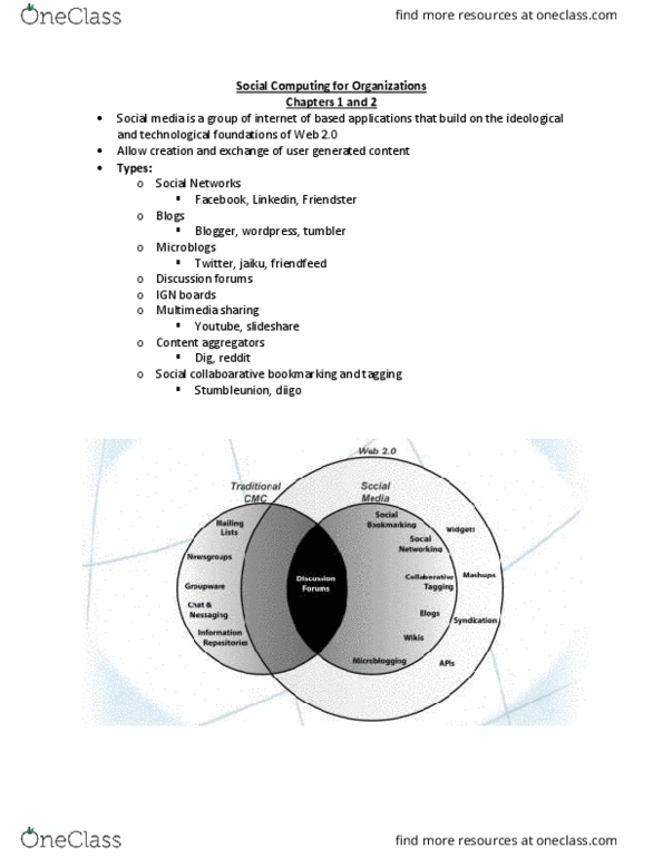 ADM 1370 Lecture Notes - Lecture 1: Vertical Search, Image Sharing, Podcast thumbnail